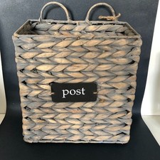 Woven Hyacinth Wall Letter