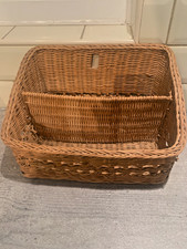 Wicker letter or flower basket