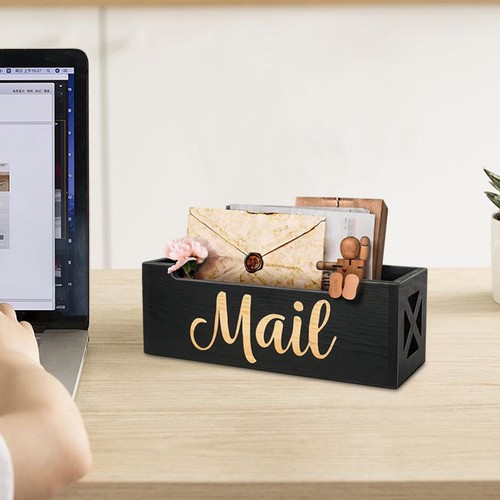 Wooden mail organizer wall - wooden,