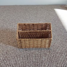 Wicker Rattan Letter Storage