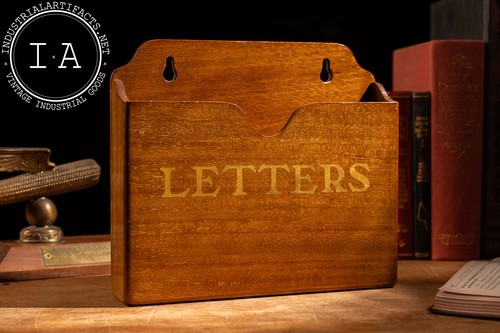 Antique mounted letterbox - antique,